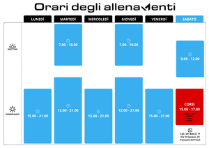 Nuovi orari palestra MOTUM TRAINING Pozzuolo del Friuli settembre 2026